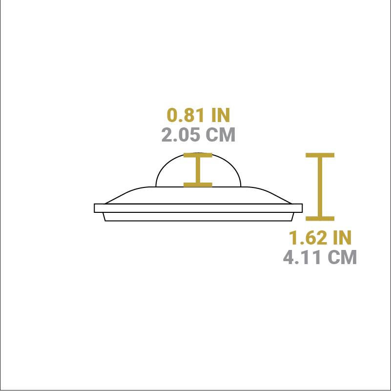Heat-Treated 5 Inch Cast Iron Lid | Cookware Replacement Part