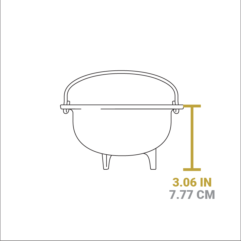 Heat-Treated Cast Iron Mini Kettle | Practical Kitchen Accessory