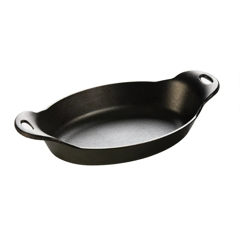 Heat-Treated 36 Ounce Oval Cast Iron Server | Classic Cast Iron Cooking