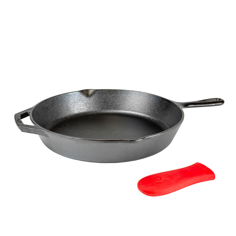 12 Inch Cast Iron Skillet with Handle Holder | Everyday Seasoned Cast Iron