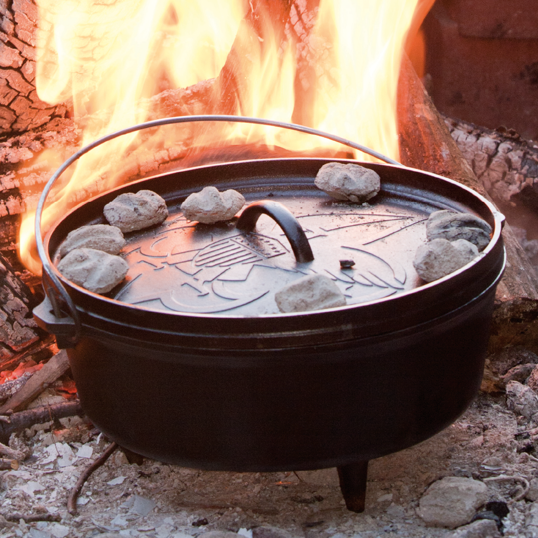 Cast Iron Boy Scout Camp Dutch Oven | Versatile Cast Iron Cooking