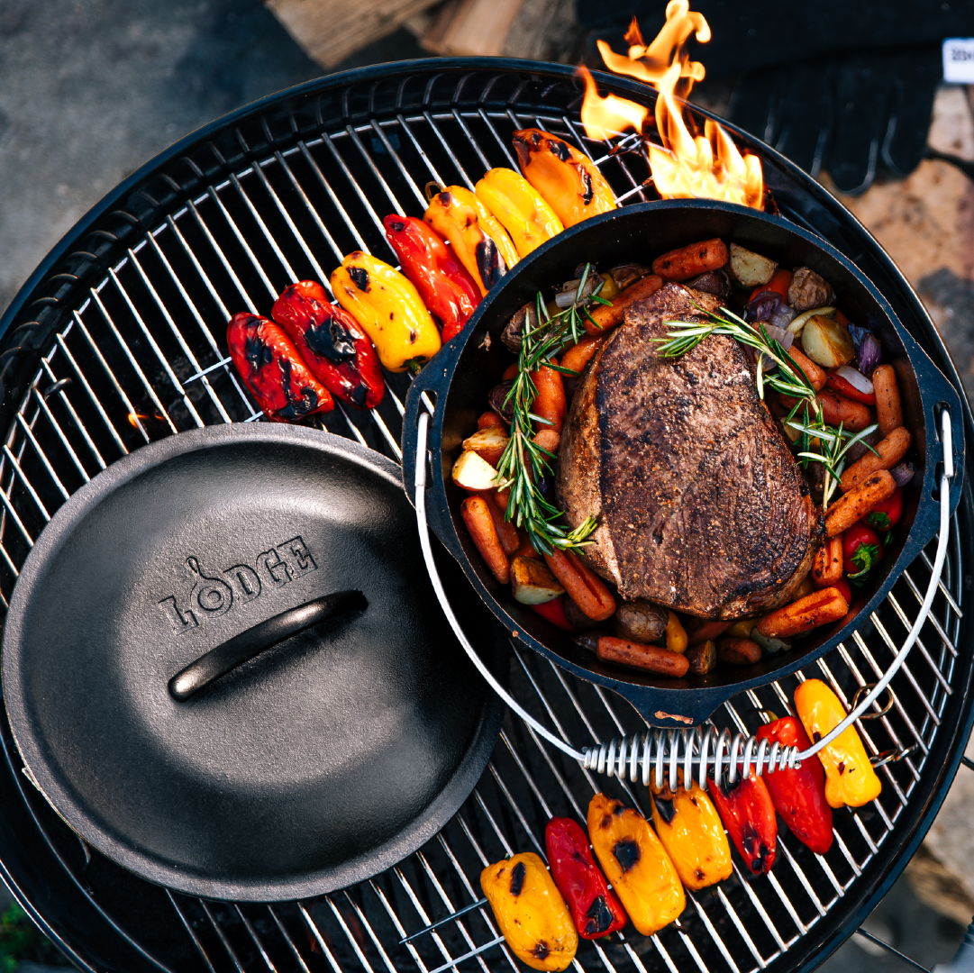 Dutch Oven with Bail Handle | Versatile Cast Iron Cooking