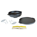 14 Inch Cast Iron Cook-It-All | Stovetop and Grill Cooking