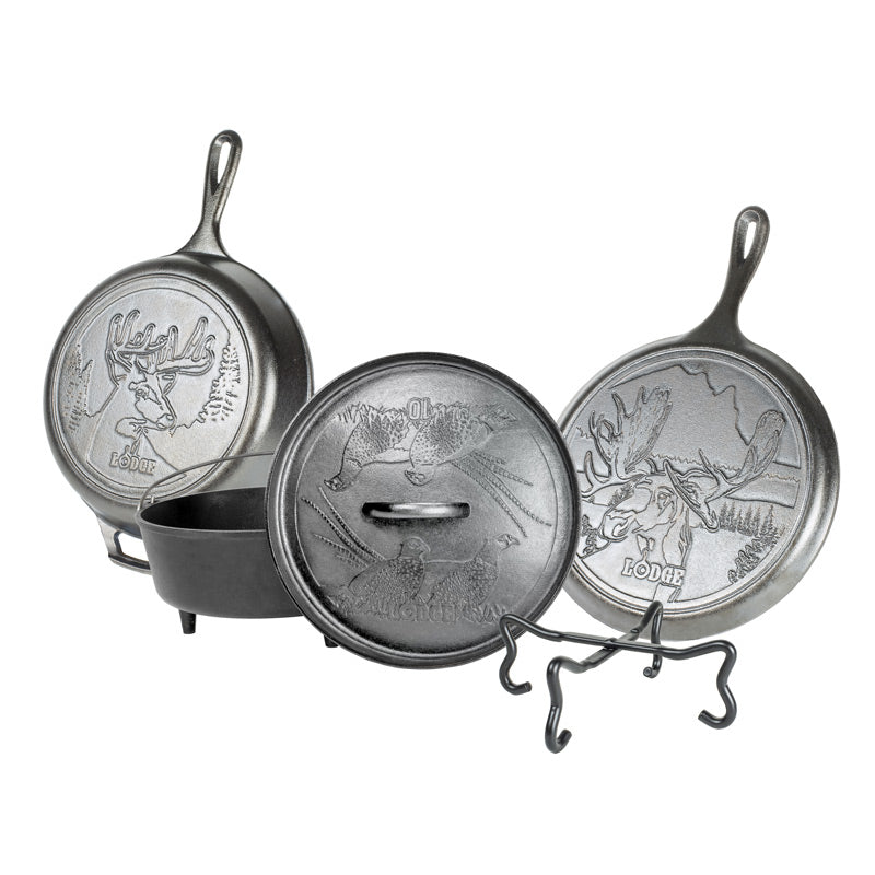 Wildlife Series 5 Piece Set | Everyday Seasoned Cast Iron