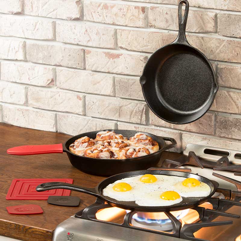 Essential Seasoned Cast Iron Skillet Set | Everyday Seasoned Cast Iron