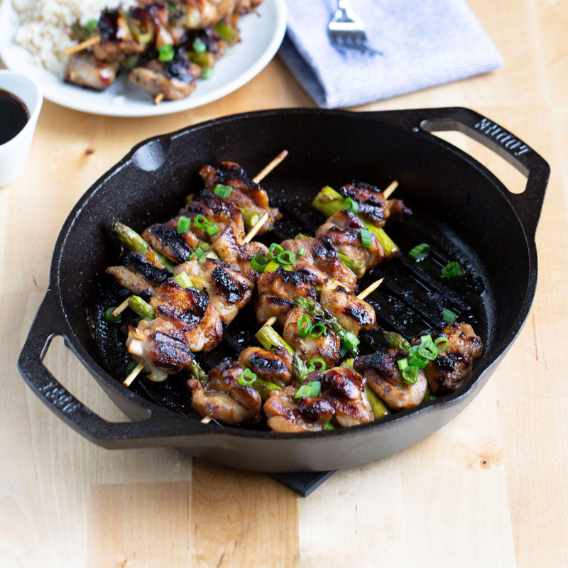 Dual Handle Cast Iron Grill Pan | Stovetop and Grill Cooking