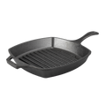 10.5 Inch Square Cast Iron Grill Pan | Stovetop and Grill Cooking