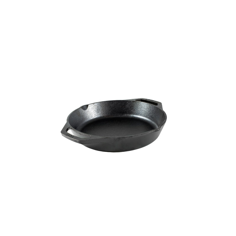 Wanderlust 10.25 Inch Cast Iron Dual Handle Camper Pan | Campfire Cooking Gear