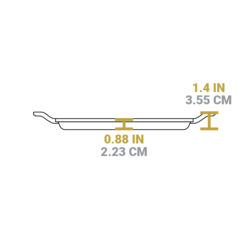 Chef Collection Square Grill Pan | Stovetop and Grill Cooking