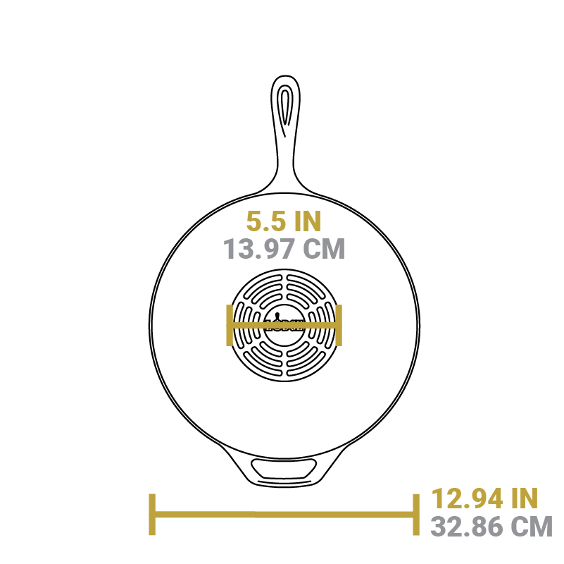 Chef Collection 12.5 Inch Wok | Stovetop and Grill Cooking