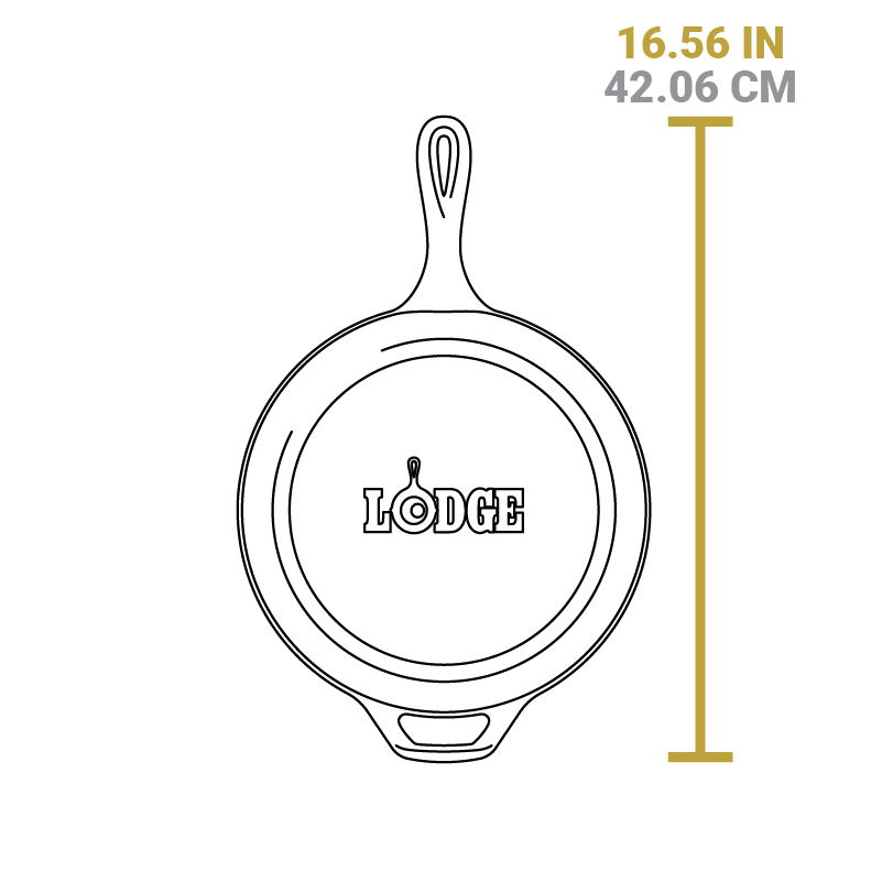 3.2 Quart Seasoned Cast Iron Combo Cooker | Versatile Cast Iron Cooking