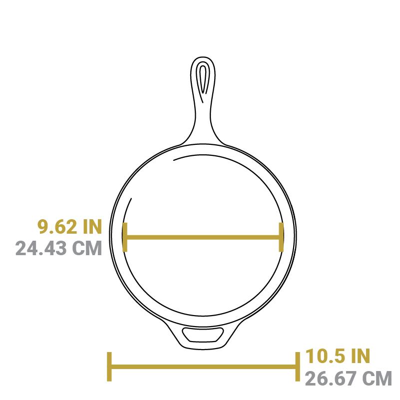 Wanderlust 3.2 Quart Cast Iron Cabin Combo Cooker | Versatile Cast Iron Cooking