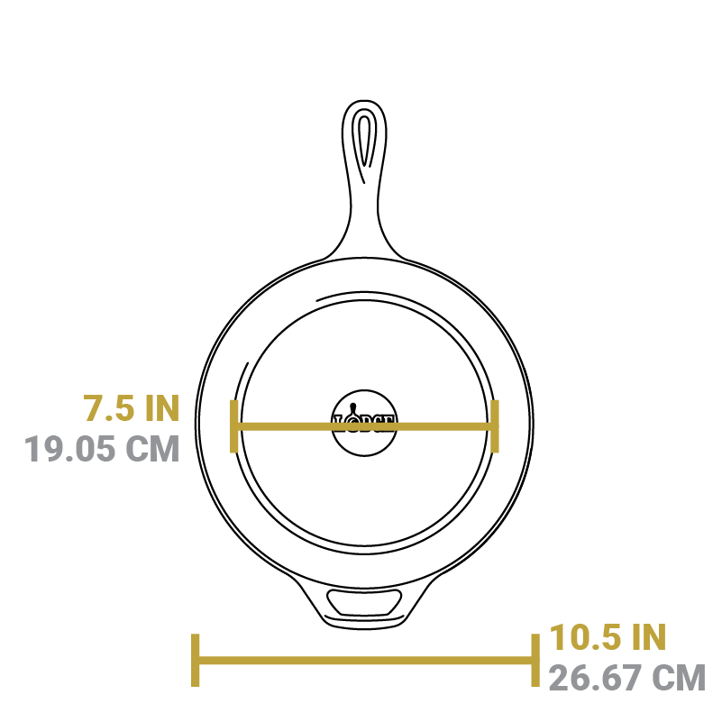 Wanderlust 3.2 Quart Cast Iron Cabin Combo Cooker | Versatile Cast Iron Cooking