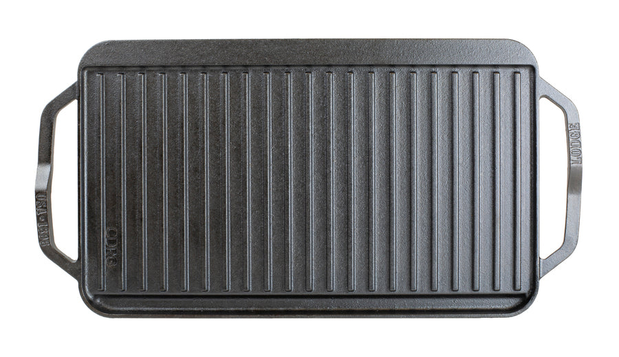 Chef Collection Reversible Grill/Griddle | Stovetop and Grill Cooking