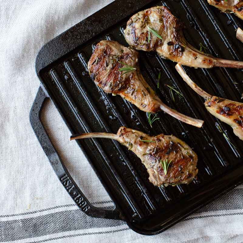 Chef Collection Reversible Grill/Griddle | Stovetop and Grill Cooking