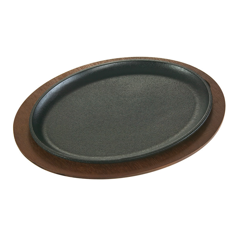 13.25 Inch Jumbo Oval Walnut Wood Underliner | Kitchen Starter Bundle
