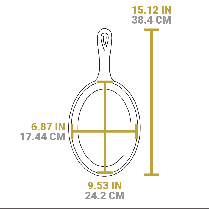 Seasoned Cast Iron Serve in Style Set | Stovetop and Grill Cooking