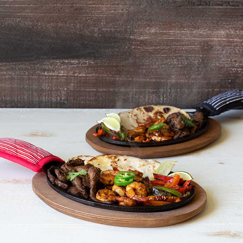 Seasoned Cast Iron Serve in Style Set | Stovetop and Grill Cooking