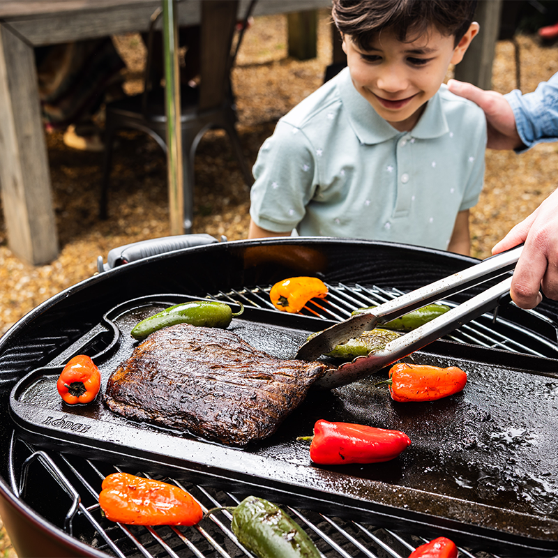 20 x 10.5 Inch Pro-Grid Reversible Grill/Griddle | Stovetop and Grill Cooking