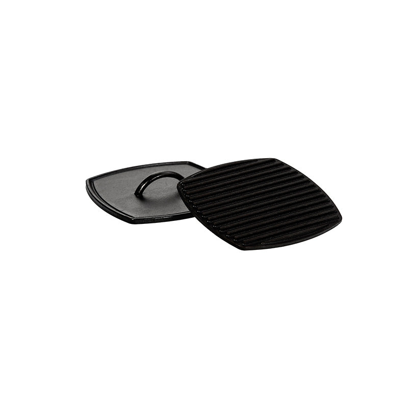 Seasoned Cast Iron Panini Press | Outdoor Cooking Essential