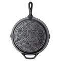 American Road Trip 12 Inch Seasoned Cast Iron Skillet, New York | Everyday Seasoned Cast Iron