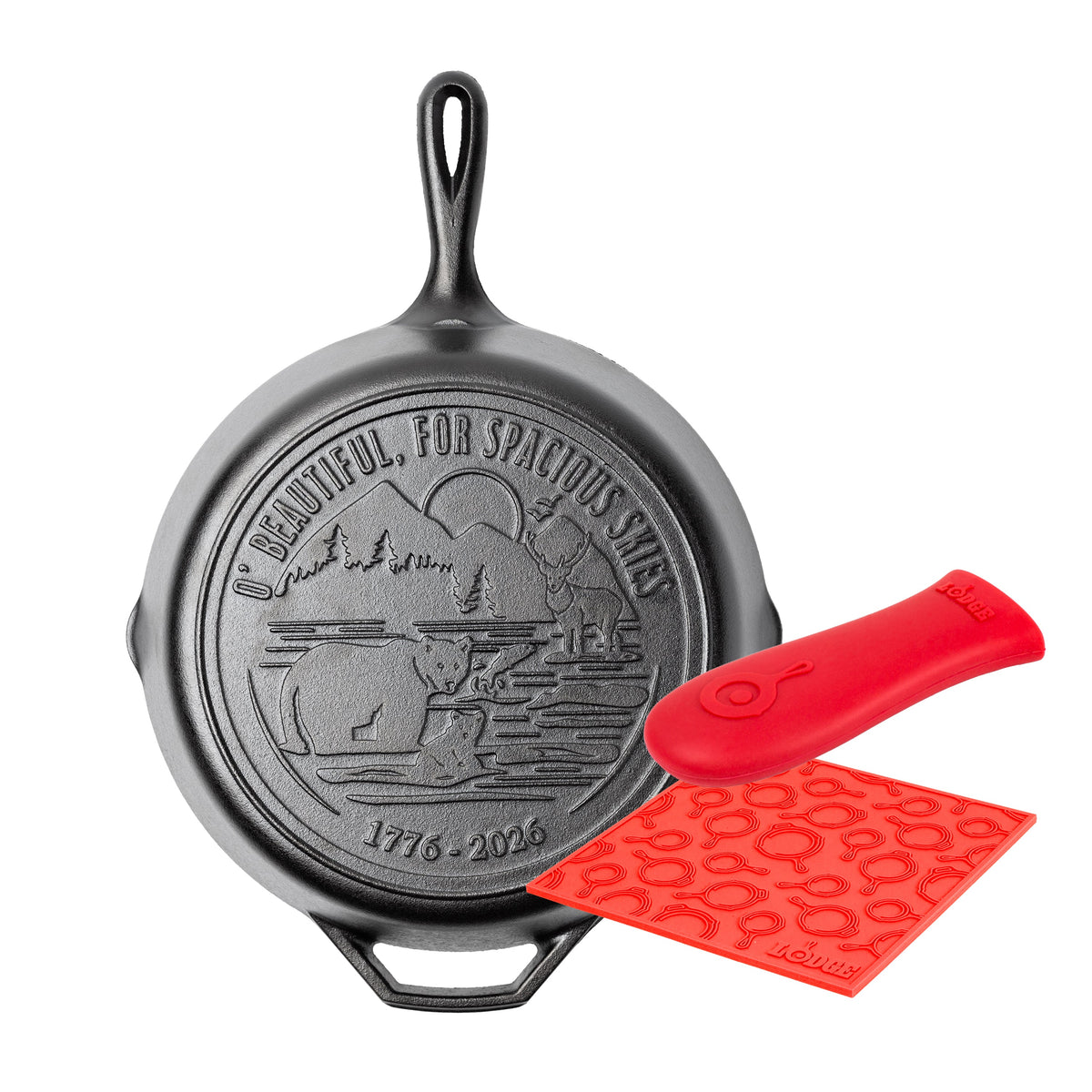 America The Beautiful Skillet & Accessories Set | Everyday Seasoned Cast Iron