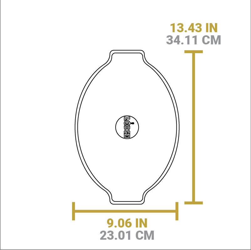 Grip Style Oval Wood Underliner | Practical Kitchen Accessory