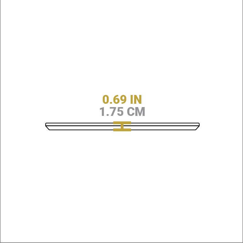 13.25 Inch Jumbo Oval Walnut Wood Underliner | Kitchen Starter Bundle