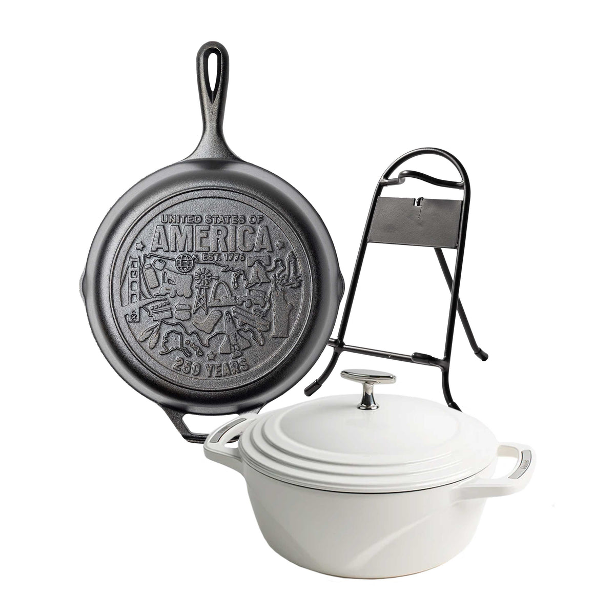 Made in USA Bundle | Versatile Cast Iron Cooking