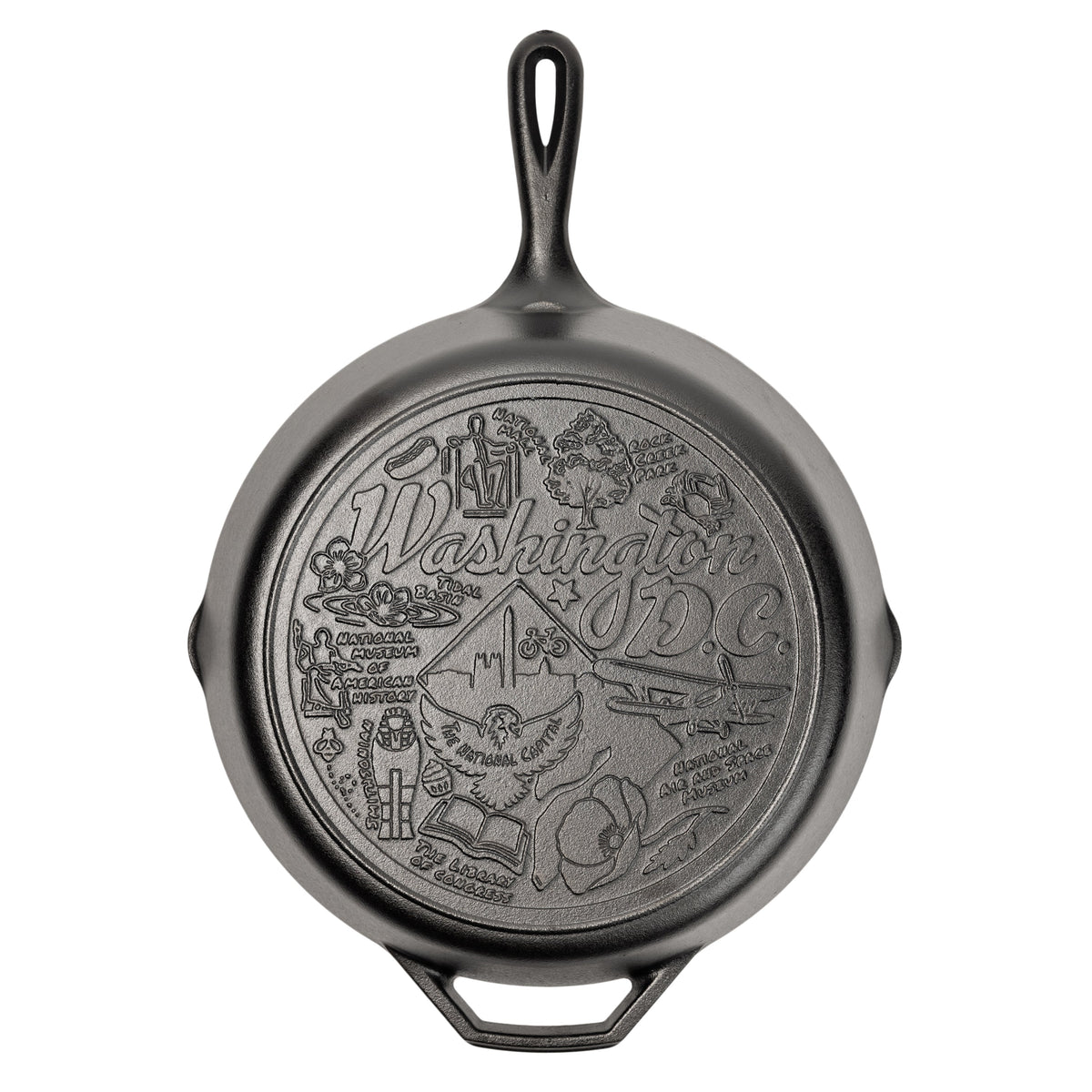 American Road Trip 12 Inch Seasoned Cast Iron Skillet, Washington, D.C. | Everyday Seasoned Cast Iron