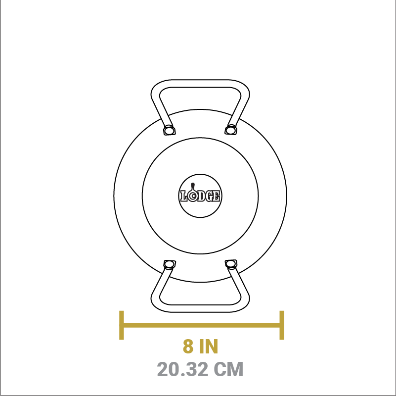 Carbon Steel Dual Handle Pan | Outdoor Cooking Essential