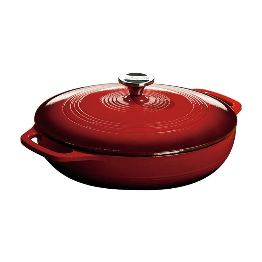 Essential Enamel Braiser | Versatile Cast Iron Cooking