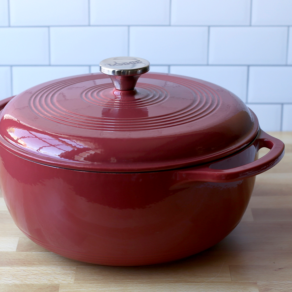 6 Quart Essential Enamel Dutch Oven | Versatile Cast Iron Cooking