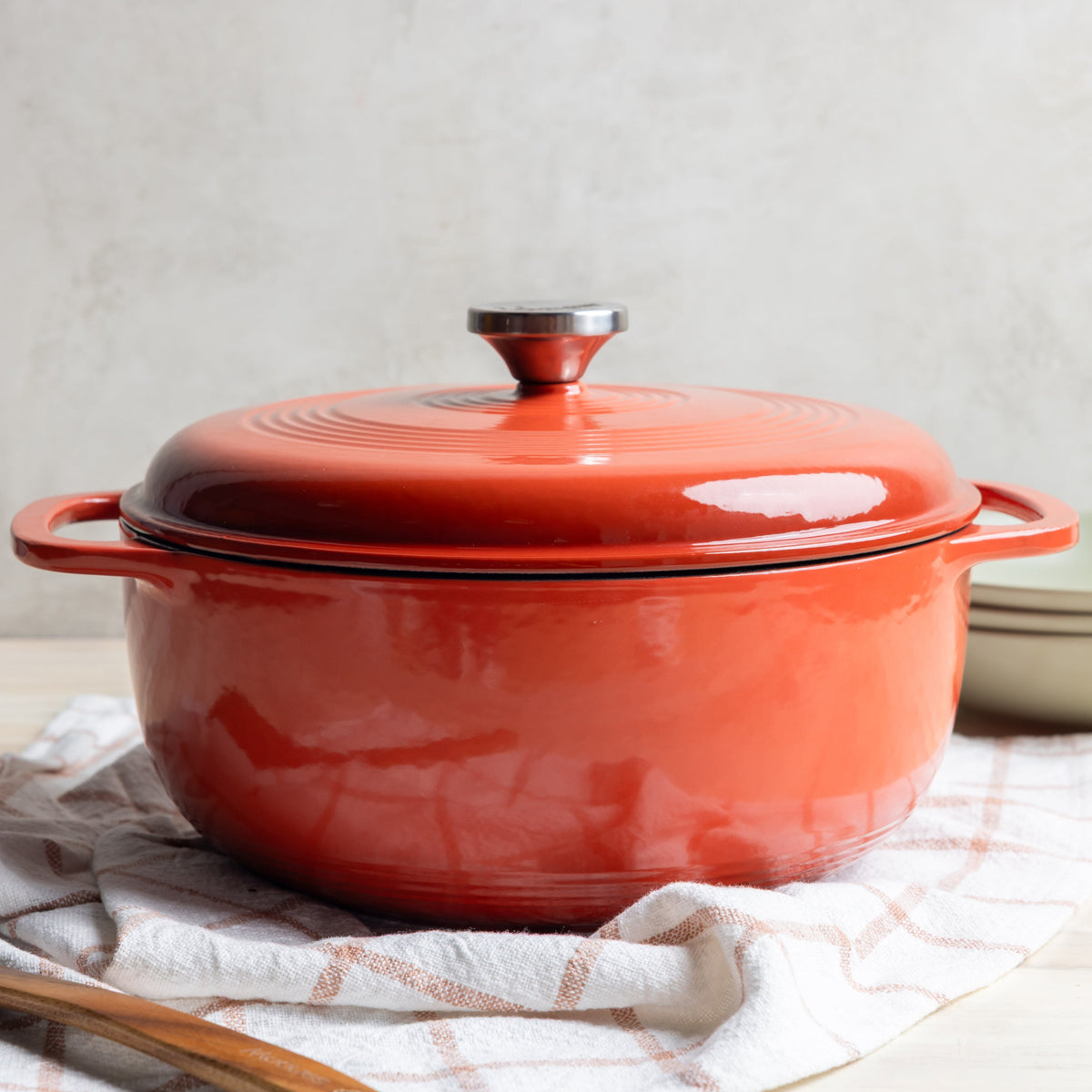 6 Quart Essential Enamel Dutch Oven | Versatile Cast Iron Cooking