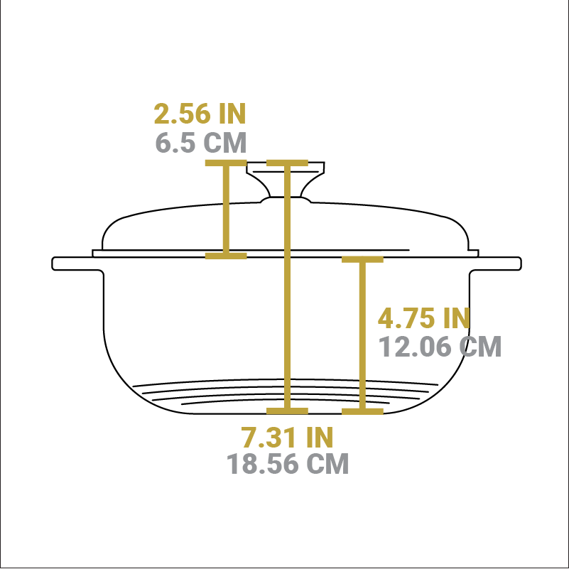 6 Quart Essential Enamel Dutch Oven | Versatile Cast Iron Cooking