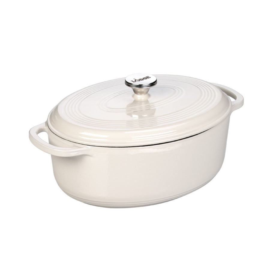Essential Enamel Oval Dutch Oven | Versatile Cast Iron Cooking