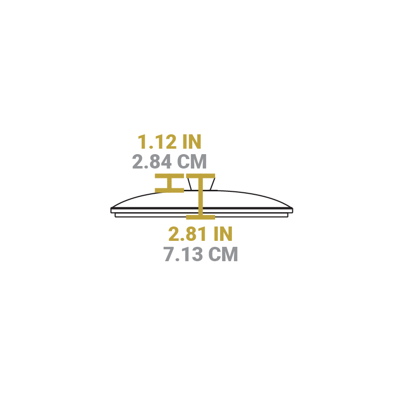 Round Glass Lid | Cookware Replacement Part