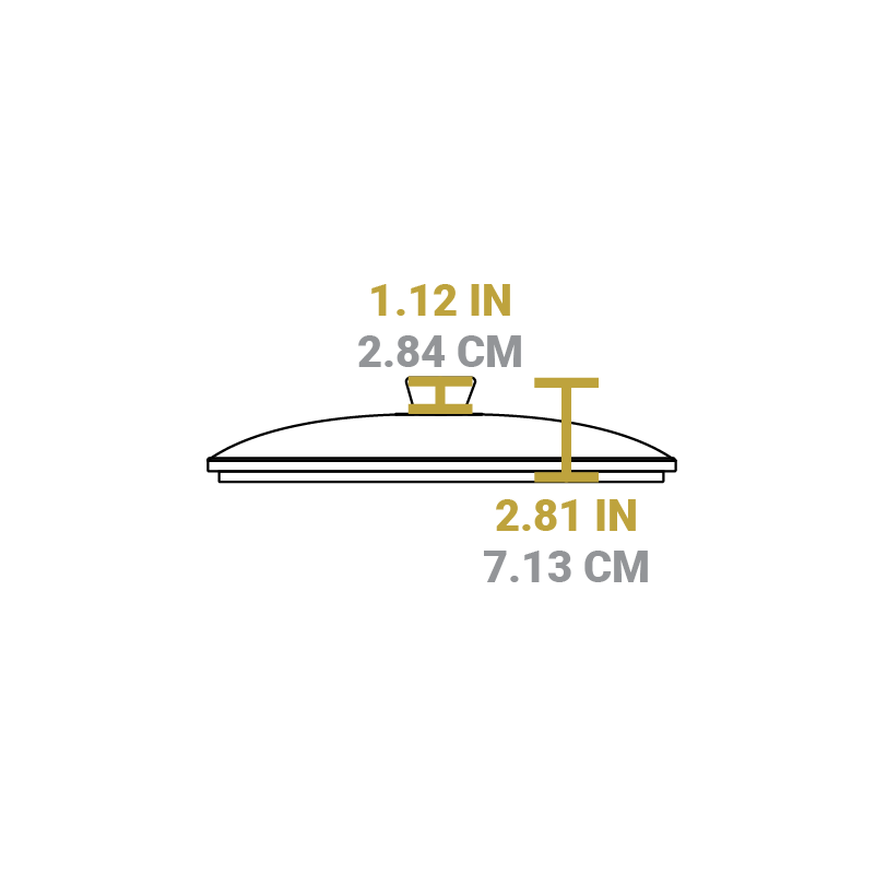 Round Glass Lid | Cookware Replacement Part