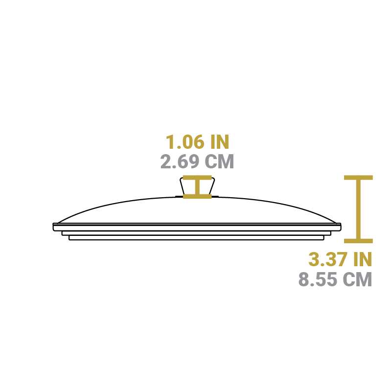 Round Glass Lid | Cookware Replacement Part