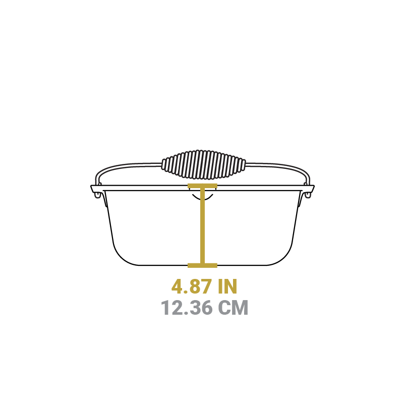 Dutch Oven with Bail Handle | Versatile Cast Iron Cooking