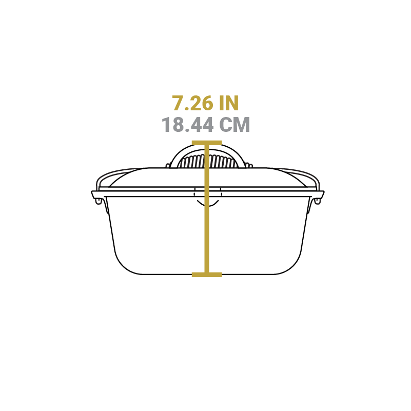 Dutch Oven with Bail Handle | Versatile Cast Iron Cooking