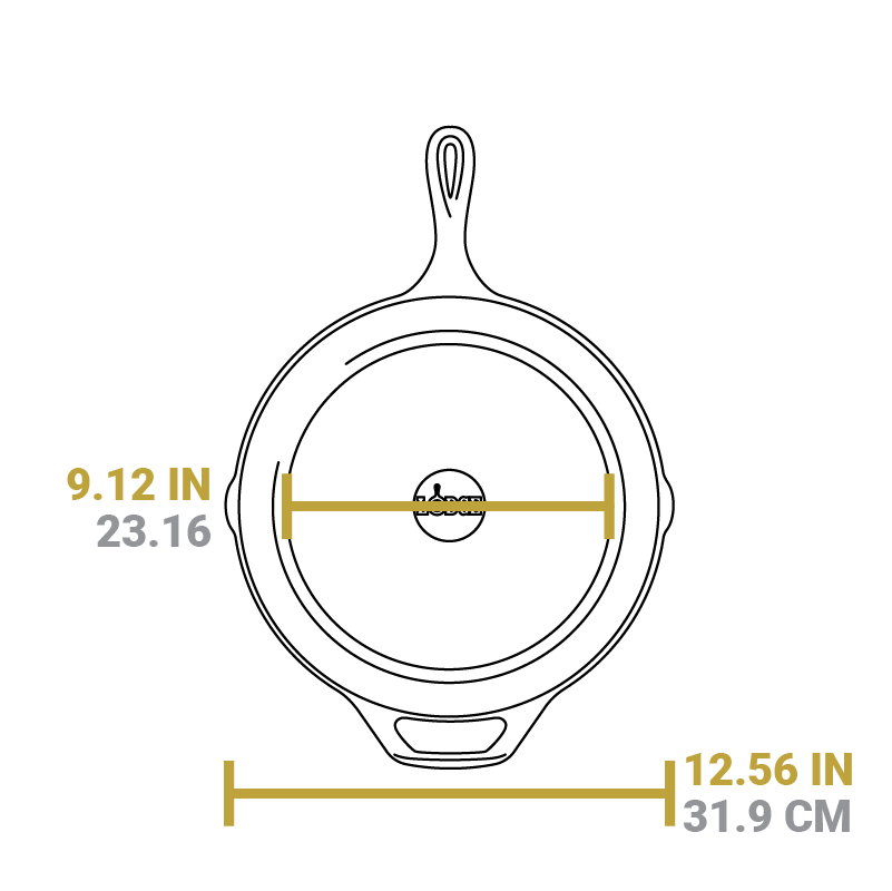 American Road Trip 12 Inch Seasoned Cast Iron Skillet, Florida | Everyday Seasoned Cast Iron