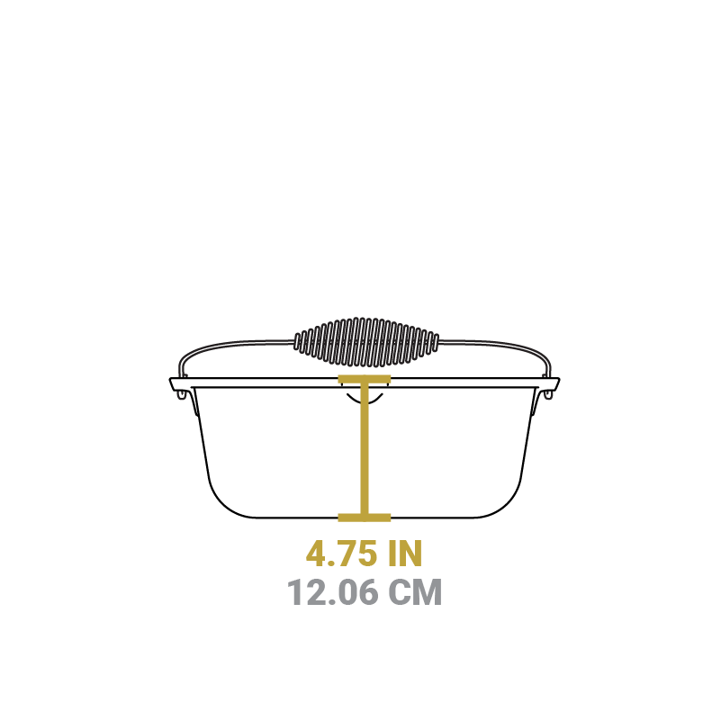 Dutch Oven with Bail Handle | Versatile Cast Iron Cooking