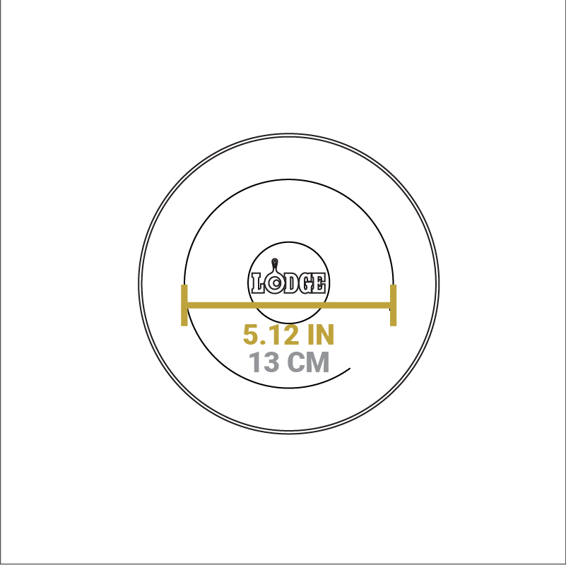 Round Serving Griddle | Stovetop and Grill Cooking