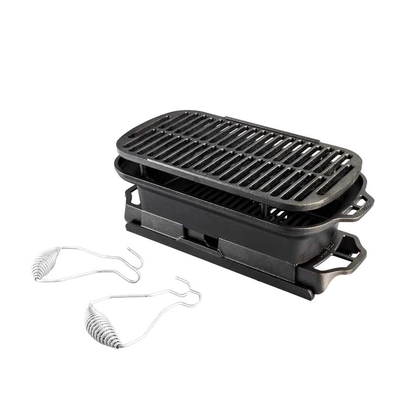 Sportsman's Pro Cast Iron Grill | Outdoor Cooking Essential