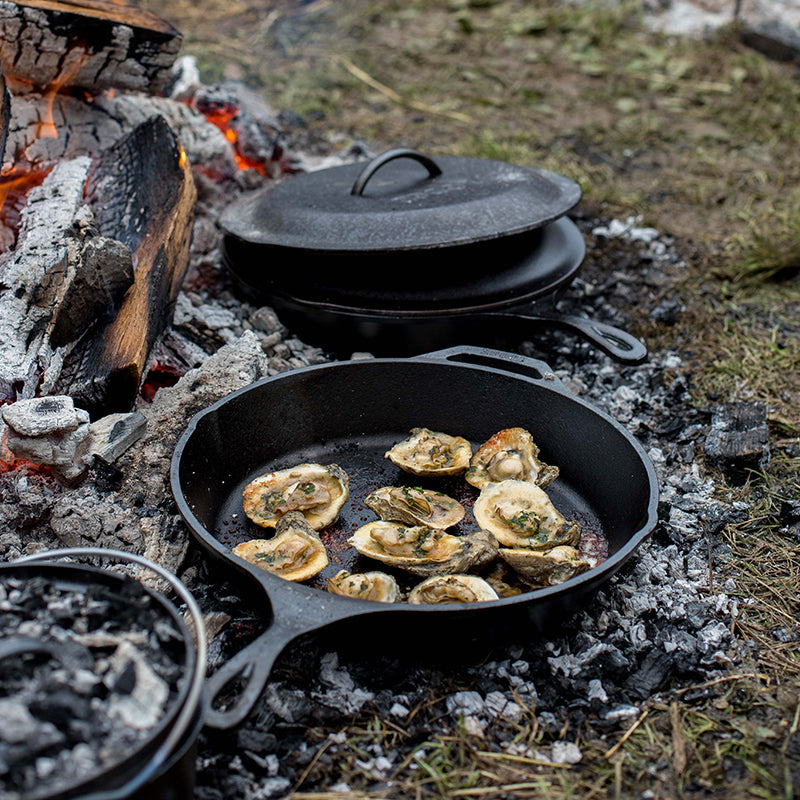 Wildlife Series 13.25 Inch Cast Iron Turkey Skillet | Everyday Seasoned Cast Iron