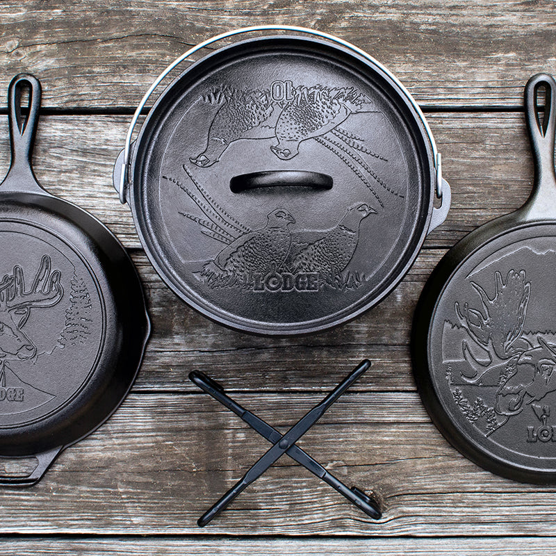 Wildlife Series 5 Piece Set | Everyday Seasoned Cast Iron